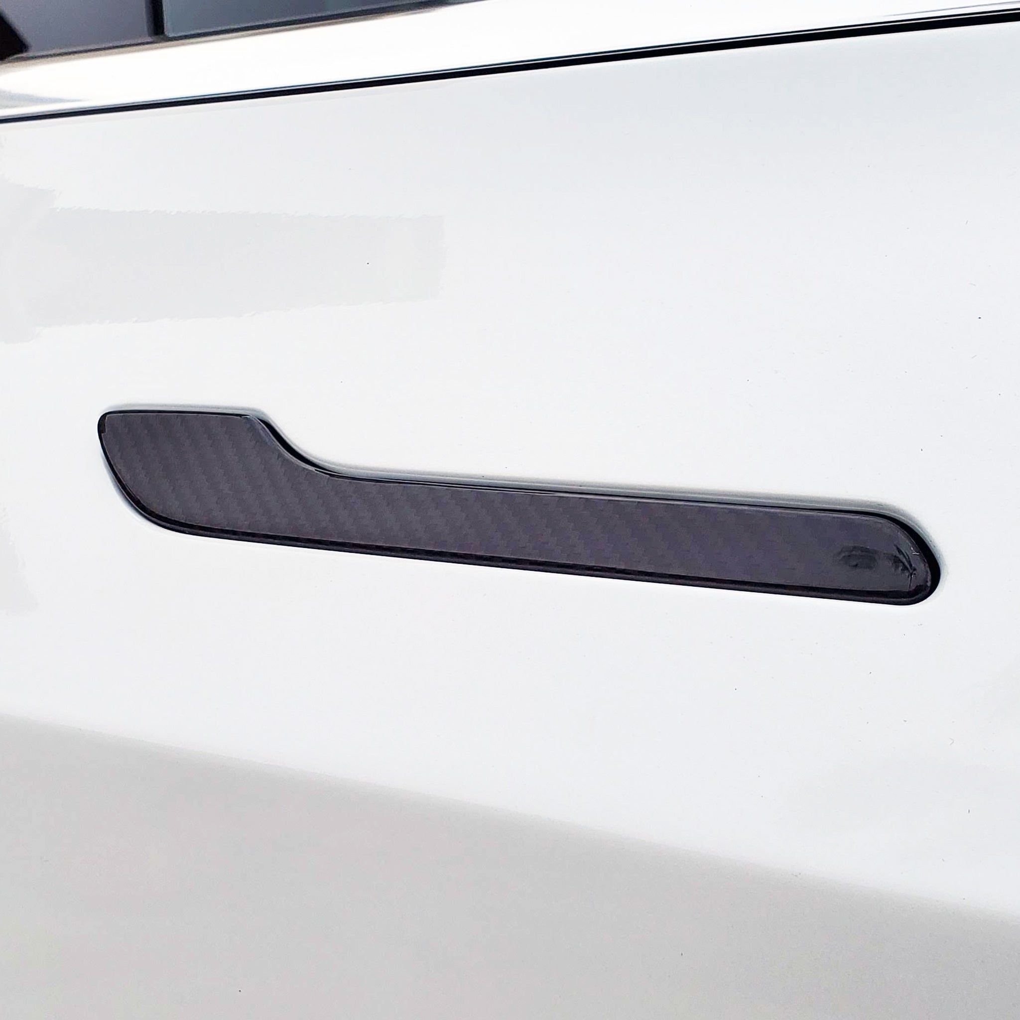 Tesla Model 3 Carbon Fibre Door Handle Covers